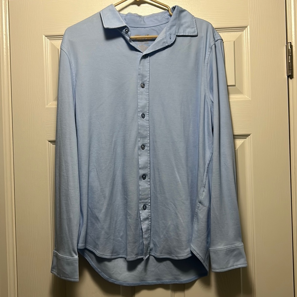 Blue Button up Dress Shirt